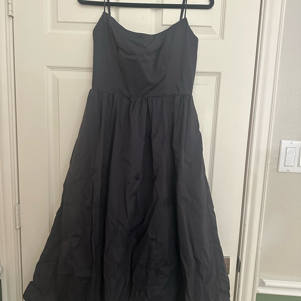 Lolita Black Corset Cotton Blend Dress